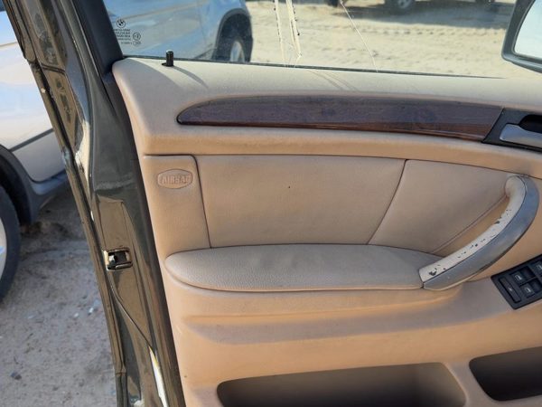00-06 Bmw X5 Driver Left Front Door Trim Panel With Master Switch E53 Beige Lchc — photo 3