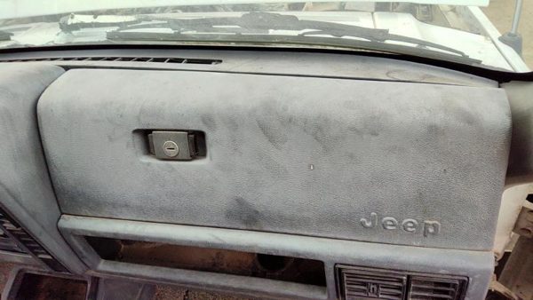 1992 Jeep Cherokee Glove Box Assembly Complete Door With Latch Oem Gray — photo 2