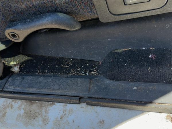 2001 Chevy S10 Blazer Passenger Right Side Seat Trim Panel Oem Graphite 12H — photo 2