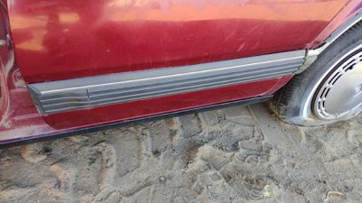 1990-1991 Olds 88 Driver Left Rear Moulding From Door Oem Back Trim Strip
