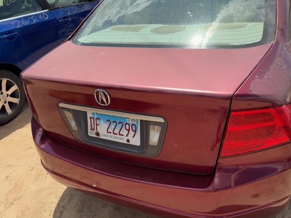 2005 Acura TL Trunk/decklid/hatch/tailgate Redondo Red R522PX — photo 2