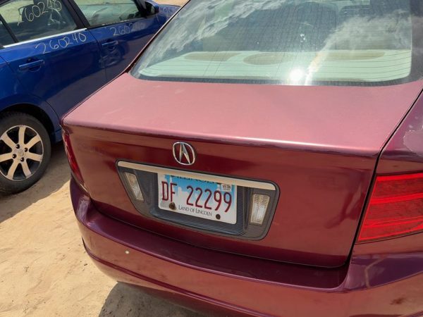 2005 Acura TL Trunk/decklid/hatch/tailgate Redondo Red R522PX — photo 3
