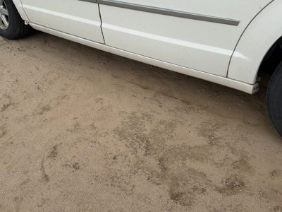 08-16 Town & Country Driver Lower Rocker Panel Moulding Side Skirt White Pw1