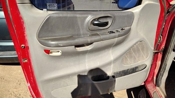 1999-2003 Ford F150 Driver Left Front Door Trim Panel With Master Switch Gray — photo 1