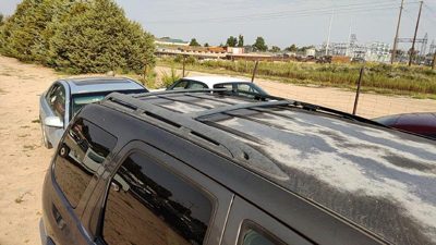 2001-2006 Mazda Tribute Luggage Rack Cross Bars Only Oem Roof