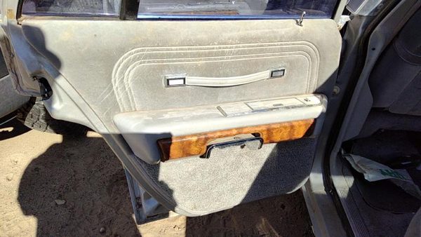 1983-1987 Grand Marquis Driver Left Rear Door Trim Panel With Switches Back Gray — photo 1