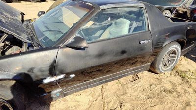1989 Chevy Camaro Front Door LH Black
