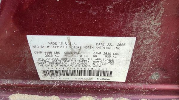 2006 Mitsubishi Galant — vehicle photo 5
