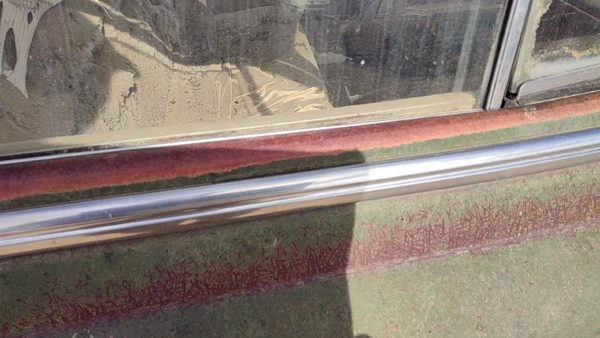 53 Chevy Bel Air 150 Sedan Passenger Right Front Moulding From Door Trim Chrome — photo 3