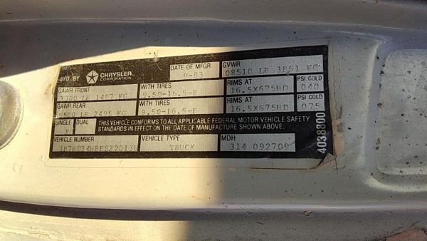 1984 Dodge D350 — vehicle photo 5