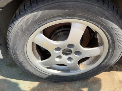 2001 BMW 530I 16 Inch Aluminum Wheel Factory 5 Round Spoke Rim #2 36111093526