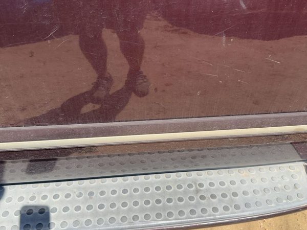 04-05 Durango Passenger Right Front Moulding From Door Trim Strip Molten Red Pr8 — photo 3