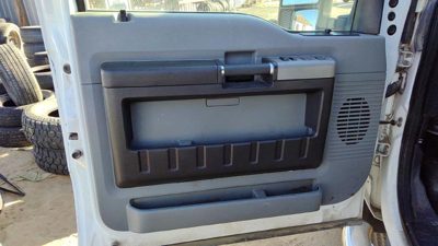 2011-2016 Ford F250 Driver Left Front Door Trim Panel With Master Switch Gray 3S
