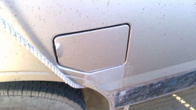 1981-1987 Isuzu Pup Pickup Fuel Tank Door With Hinge Gas Lid Oem Filler Red