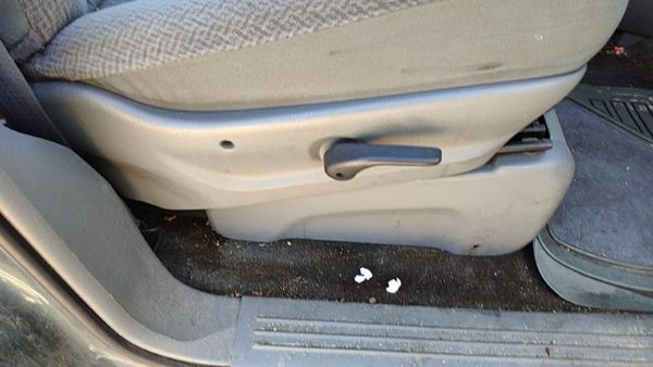 04-07 Dodge Caravan Passenger Right Side Seat Trim Panel Oem Slate Gray D5 — photo 1