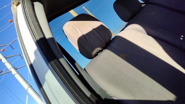 11-16 Ford F250 Passenger Right Rear Seat Belt Retractor Back Crew Cab Gray 3S — photo 4