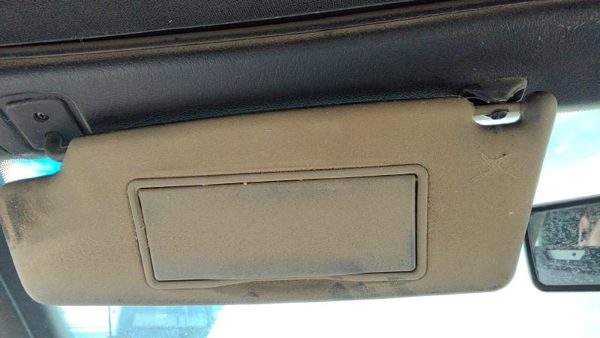 2000-2011 Vw Cabrio Convertible Driver Left Sun Visor Oem Black — photo 3