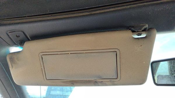 2000-2011 Vw Cabrio Convertible Driver Left Sun Visor Oem Black — photo 4
