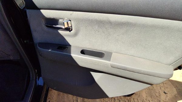 07-09 Sentra Passenger Right Rear Door Trim Panel With Switches Back Black W — photo 5
