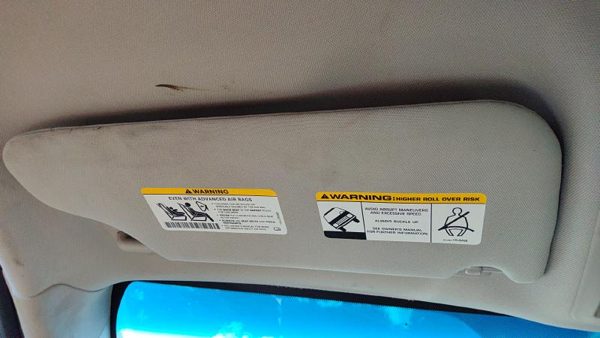 2005-2010 Jeep Grand Cherokee Driver Left Sun Visor Oem Gray D1 1Ak83Bd1Aa — photo 1