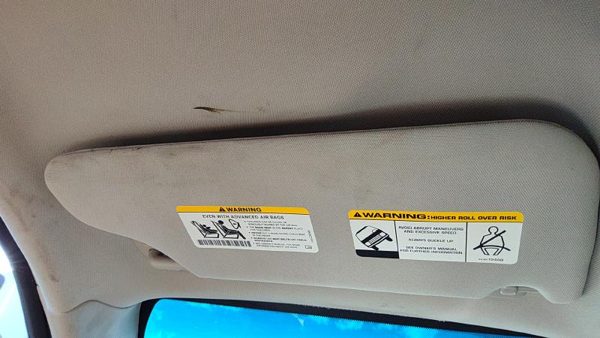 2005-2010 Jeep Grand Cherokee Driver Left Sun Visor Oem Gray D1 1Ak83Bd1Aa — photo 2