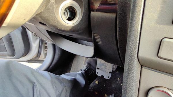 2007-2009 Lincoln Mkz Lower Dash Under Column Knee Bolster Trim Panel Black Mw — photo 4