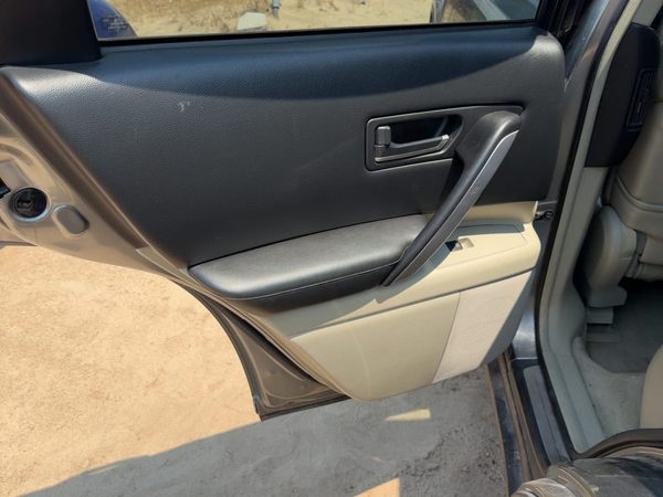 03-04 Fx45 Driver Left Rear Door Trim Panel With Switches Back Willow/Black S — photo 1