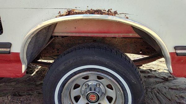 87-91 Ford F150 Driver Left Rear Wheel Flare Moulding Oem Back Chrome Trim Lh — photo 1