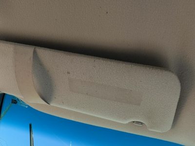 2000 Chevy Venture Driver Left Sun Visor Oem Illumination Gray 14C 10405223