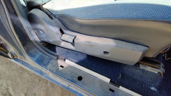 93-95 Nissan Pathfinder Passenger Right Side Seat Trim Panel Oem Blue — photo 6