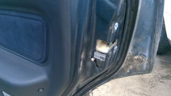 89-92 Mitsubishi Galant Vr-4 Passenger Right Rear Door Latch Mechanism Lock Back — photo 1