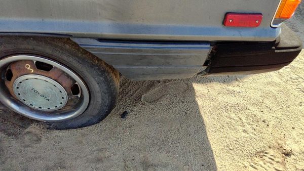 1984-1986 Toyota Camry Driver Left Rear Moulding On Quarter Panel Oem Gray — photo 4