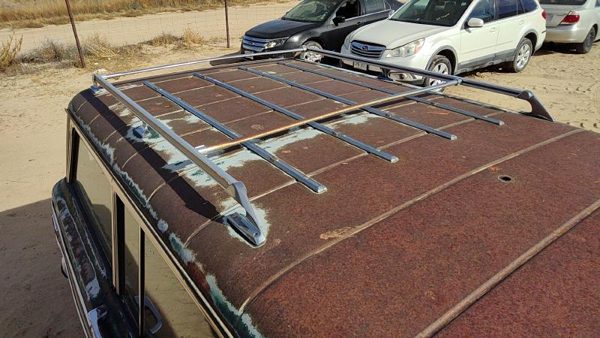 84 Jeep Grand Wagoneer Complete Luggage Rack Assembly Roof Rails With Cross Bars — photo 1