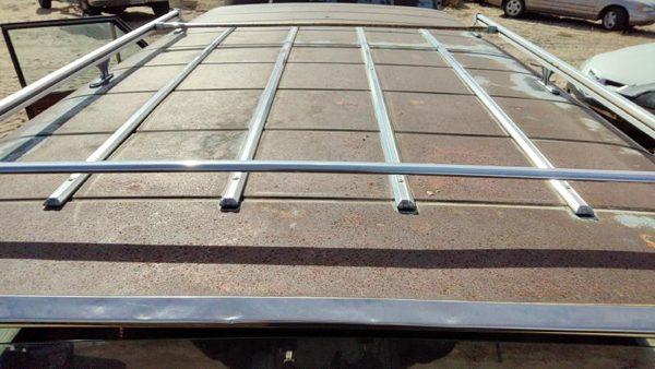 84 Jeep Grand Wagoneer Complete Luggage Rack Assembly Roof Rails With Cross Bars — photo 5