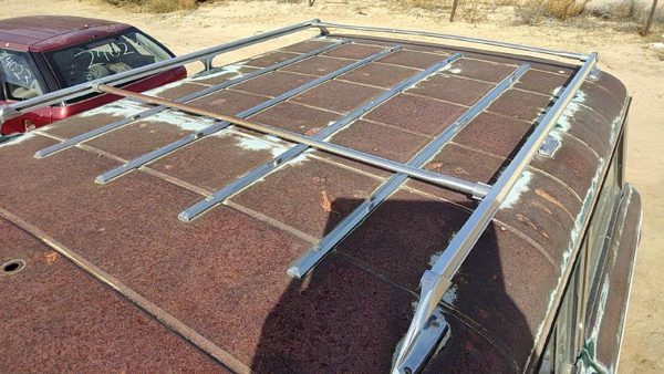 84 Jeep Grand Wagoneer Complete Luggage Rack Assembly Roof Rails With Cross Bars — photo 9