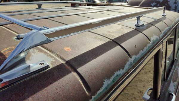 84 Jeep Grand Wagoneer Complete Luggage Rack Assembly Roof Rails With Cross Bars — photo 4
