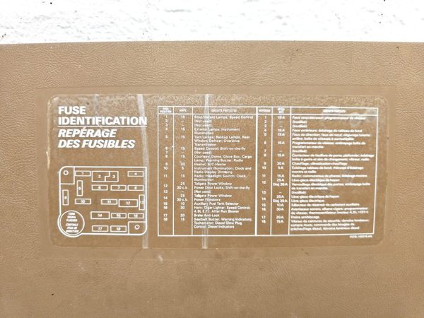 1987-1991 Ford F150 Lower Dash Under Column Knee Bolster Trim Panel Oem Brown — photo 5
