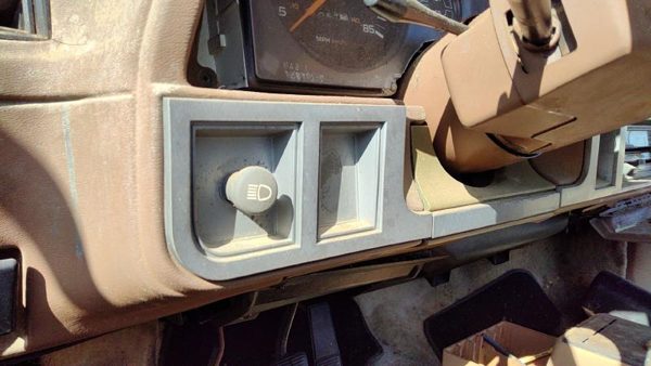 1985-1988 Pontiac Sunbird Lower Dash Under Column Knee Bolster Trim Panel Tan — photo 2