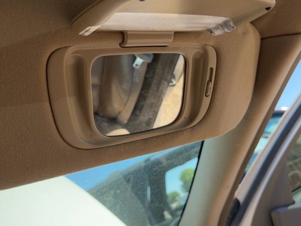 2001 Lincoln LS Passenger Right Sun Visor OEM Illuminated Tan 4H 1W4Z5404104AAA — photo 6