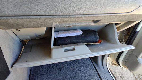 08-10 Dodge Grand Caravan Glove Box Assembly Complete Door With Latch Gray Ds — photo 5