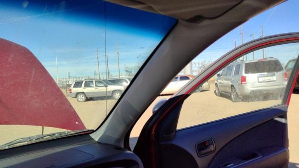 03-06 Mitsubishi Outlander Passenger Right A Pillar Trim Windshield Post Panel — photo 2
