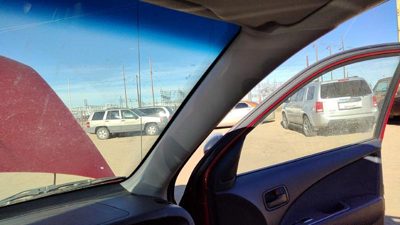 03-06 Mitsubishi Outlander Passenger Right A Pillar Trim Windshield Post Panel