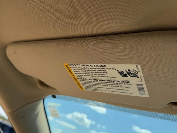 06-16 Chevy Impala Driver Left Sun Visor Oem Without Illumination Neutral 522 — photo 3