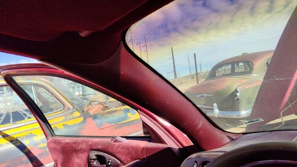 1995-1999 Chevy Lumina Driver Left A Pillar Trim Windshield Post Panel Oem Red — photo 3
