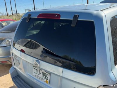 08-11 Mercury Mariner Back Glass Rear Window Oem Privacy Tint 3 Holes In Glass