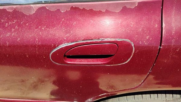 1994-1995 Honda Accord Driver Left Front Outside Door Handle Oem Red — photo 5