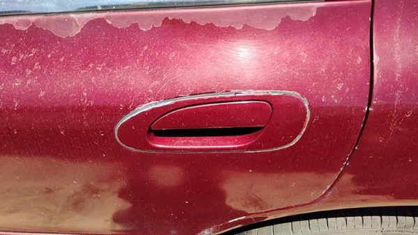 1994-1995 Honda Accord Driver Left Front Outside Door Handle Oem Red — photo 4