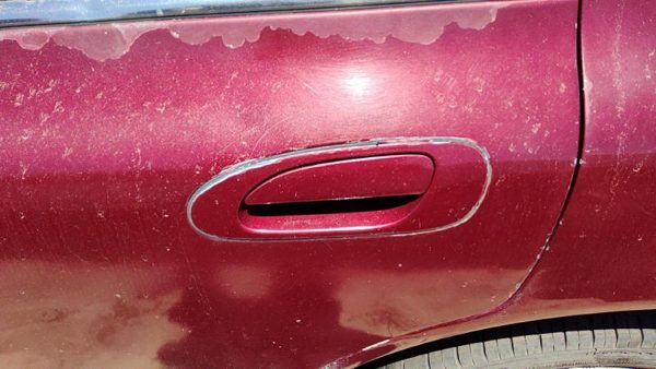 1994-1995 Honda Accord Driver Left Front Outside Door Handle Oem Red — photo 3