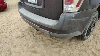 2007-2009 Chevy Equinox Rear Bumper Cover Assembly Oem Back Granite Gray 44U