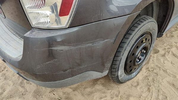 2007-2009 Chevy Equinox Rear Bumper Cover Assembly Oem Back Granite Gray 44U — photo 4